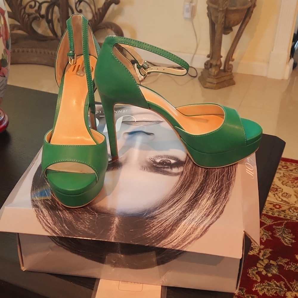 Women shoes JLO GREEN 8 1/2